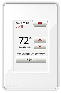 RetroHeat Touch floor heating thermostat.